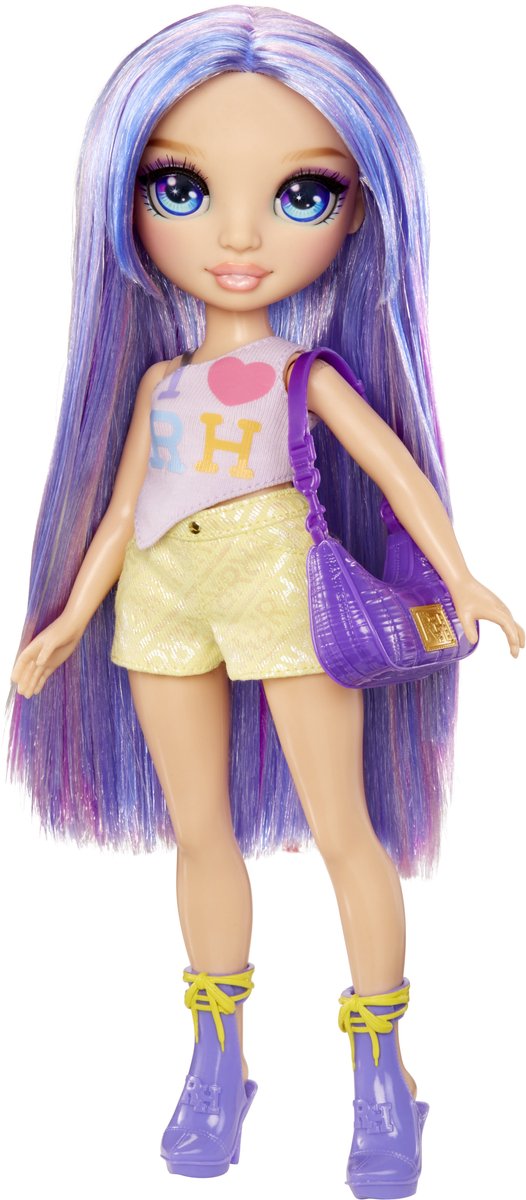 ギャラリービューアに画像をロードする, Rainbow high my fashion style panenka - violet - uni
