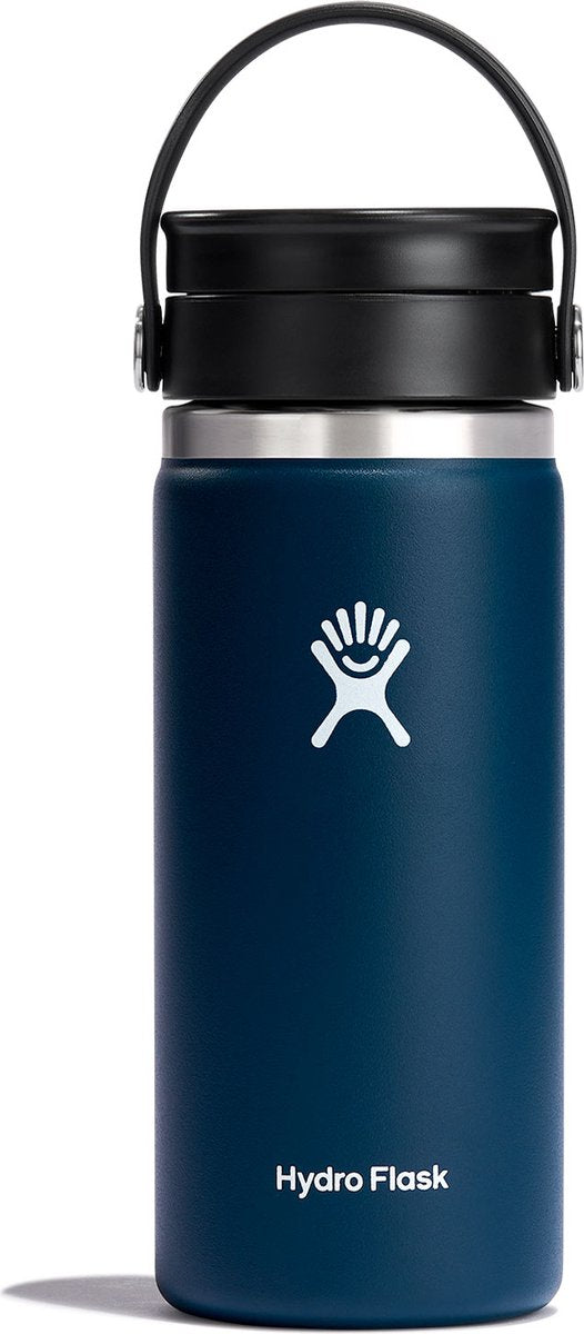 Hydro flask wide flex sip lid koffiebeker (473 ml) - indigo