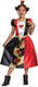 Disguise disney - alice in wonderland, hartenkoningin jurk classic, maat xs (3t-4t jaar), meisjes