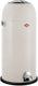 Wesco kickmaster maxi prullenbak | pedaalemmer | 40 liter | metaal - mat zand | vuilnisbak - made in germany