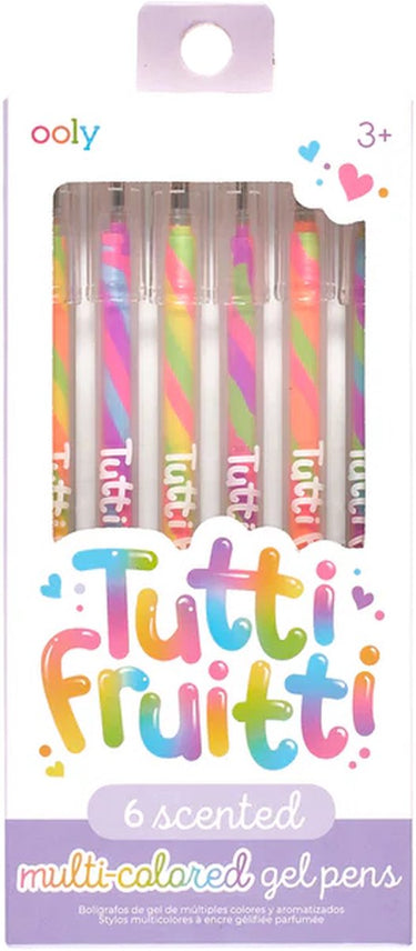 Ooly - tutti fruitti - 6 gelpennen met fruitgeur