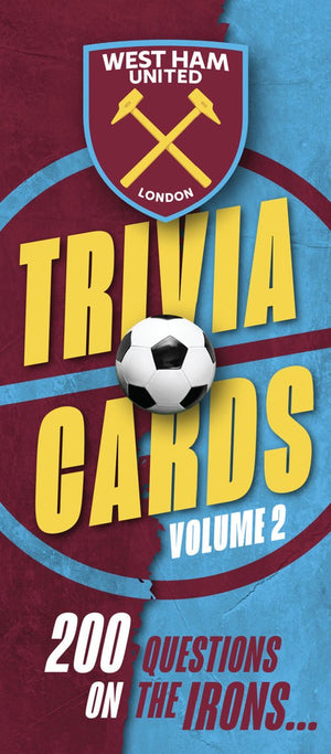 West ham united fc trivia cards volume 2