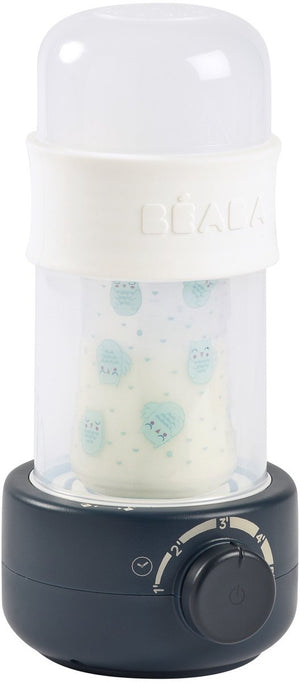 Béaba baby milk second flessenwarmer onderweg - flesverwarmer - sterilisator - blauw