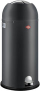 Wesco kickmaster maxi prullenbak | pedaalemmer | 40 liter | metaal - mat grafiet | vuilnisbak - made in germany