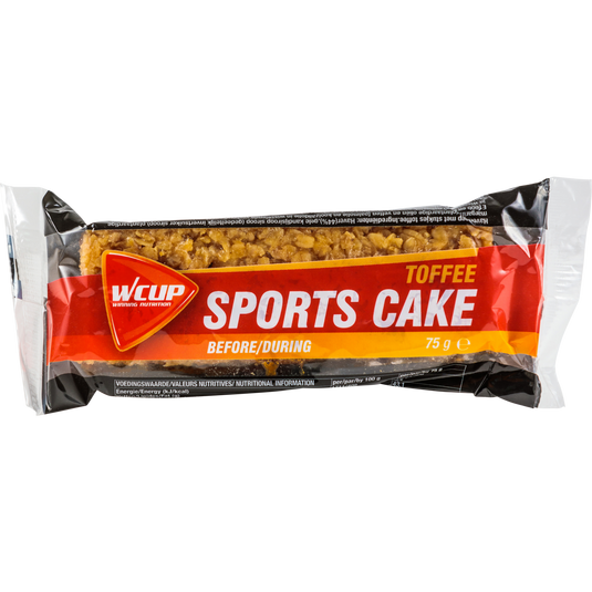 Wcup - sports cake toffee 75 gram 20 stuks
