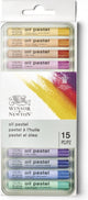 Winsor newton 1890001 oliepastel set – 15 stuks, hooggepigmenteerd, expressieve oliepastels in metalen doos
