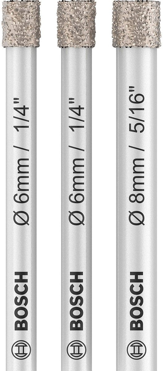 Bosch pro ceramic dry boorset 6; 6; 8x66; 66; 66 mm - 2607011626