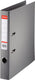 Esselte no.1 power kunststof a4 ordner met etikethouder - 2-rings - rugbreedte van 50mm - capaciteit van 350 vel - grijs