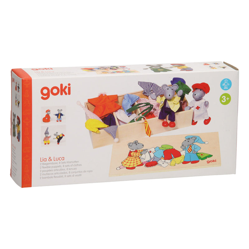 Afbeelding laden in galerijviewer, Goki muizenpopjes + kleding

