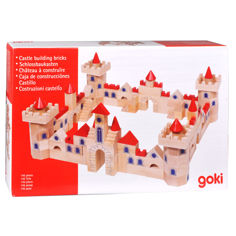 Load image into Gallery viewer, Goki houten bouwblokken kasteel, 145dlg.
