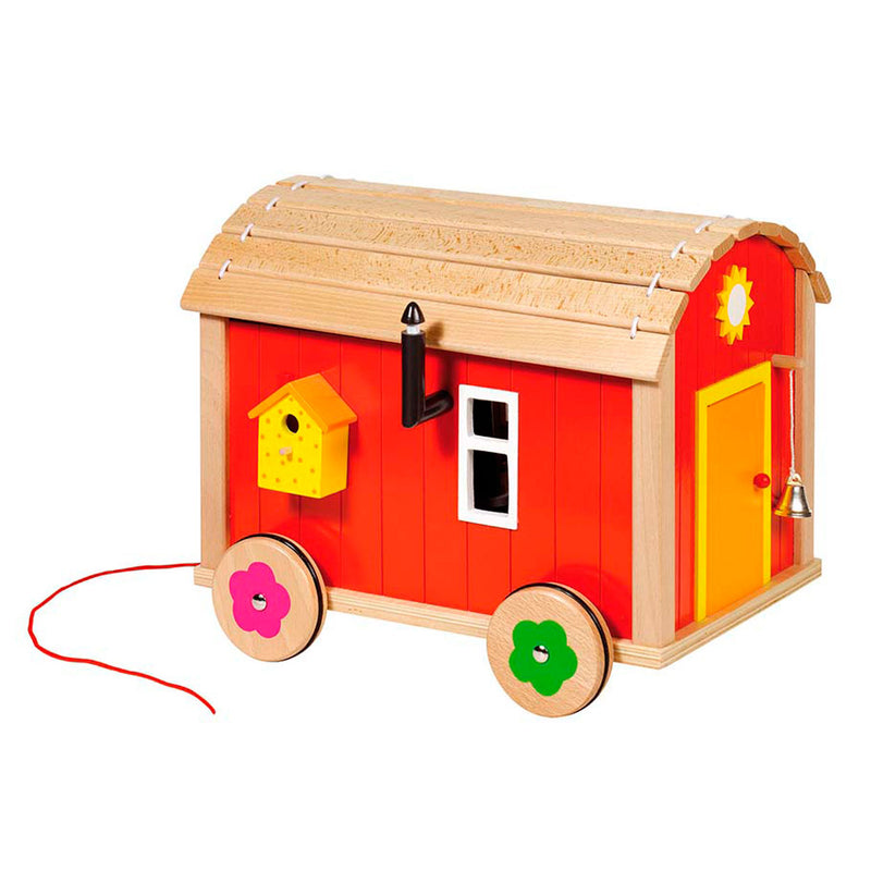 Load image into Gallery viewer, Goki poppenhuis woonwagen
