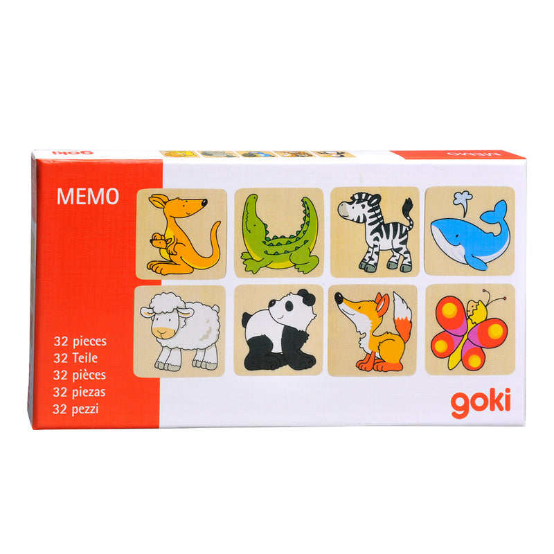 Load image into Gallery viewer, Goki houten memo dieren, 32dlg.
