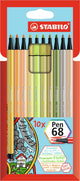 Stabilo pen 68 - viltstift - set met 10 stuks