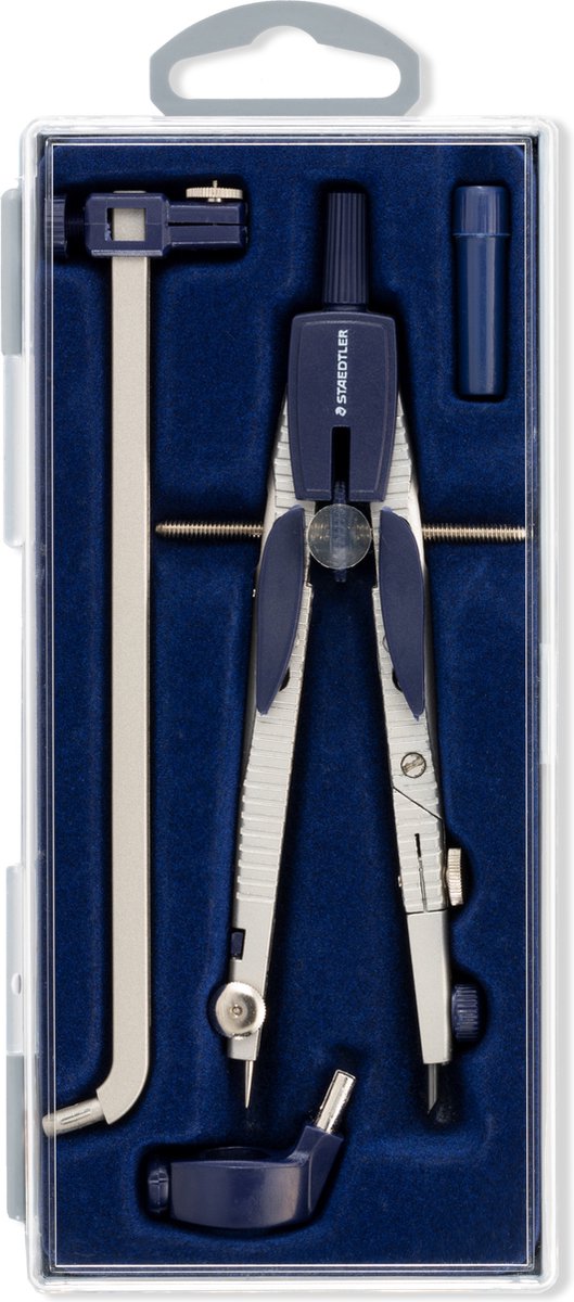 Staedtler mars 553 passer met snelverstelling en verlengstuk