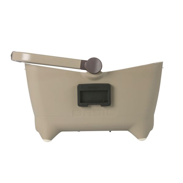 Load image into Gallery viewer, Basil Buddy KF - hondenfietsmand - voorop - biscotti bruin
