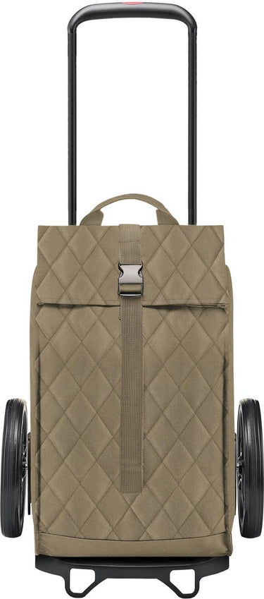 Reisenthel citycruiser rhombus boodschappentrolley - 40l - rhombus olive groen