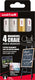 Uni-ball krijtmarker | ronde punt 1 | 8 - 2 | 5 mm | etui van 4 stuks | assorti
