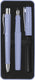 Faber-castell giftbox poly pen - met balpen en vulpen - pale iris - fc-241051
