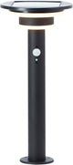 Brilliant garvina - buiten sokkellamp - hoogte 45 cm - led 3w - solar - 430 lm - 3000k - ip44 - zwart