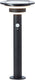 Brilliant garvina - buiten sokkellamp - hoogte 45 cm - led 3w - solar - 430 lm - 3000k - ip44 - zwart