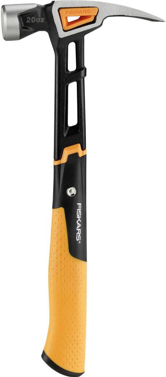 Afbeelding laden in galerijviewer, Fiskars isocore - timmermanshamer - l - schokabsorberend - magnetische nagelhouder
