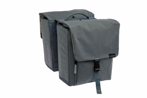 Newlooxs tas new looxs tulum afneembaar dubbel grijs groen | 32l