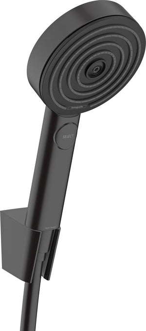 Hansgrohe pulsify select s - set van douchekop, houder en slang, 3 straalsoorten, ecosmart, matzwart 24305670