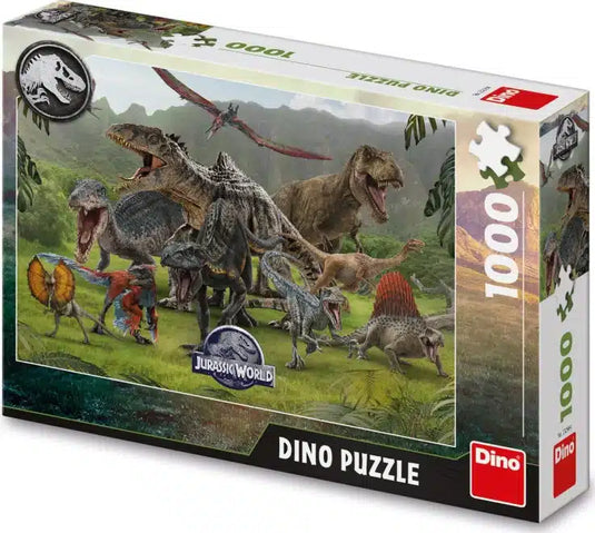Dinotoys dino puzzel jurassic world - 1000 stukjes