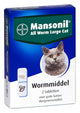 Mansonil Grote kat all worm tabletten