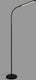 Briloner pivaz - vloerlamp dimbaar - woonkamer staande lamp - met touch - zwart - h: 126.5cm
