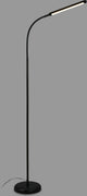 Briloner pivaz - vloerlamp dimbaar - woonkamer staande lamp - met touch - zwart - h: 126.5cm