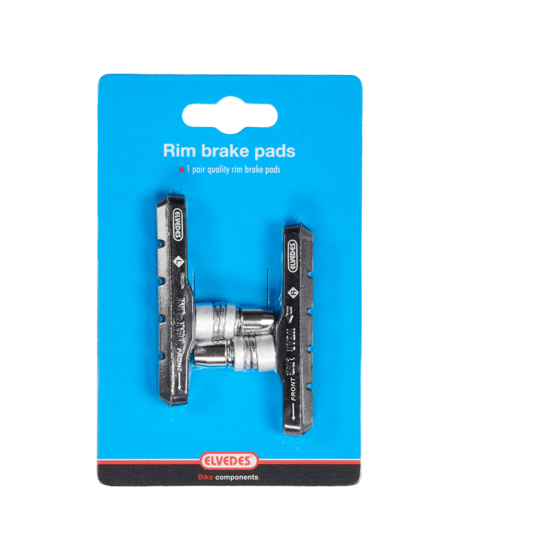 Laden Sie das Bild in Galerie -Viewer, remblokken V-brake zwart 72 x 14 mm 2 stuks

