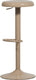 Woood isaac barkruk - metaal - zand - 81x39x39
