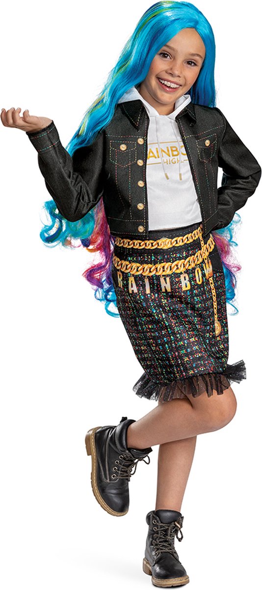 Disguise rainbow high (mga), amaya kostuum classic, maat m (7-8 jaar), meisjes
