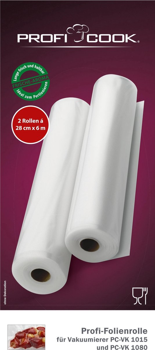 Proficook 8910155 - vacuümrollen 28cm voor vk1080