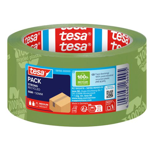 Tesa ecotape pack 66mx50mm groen