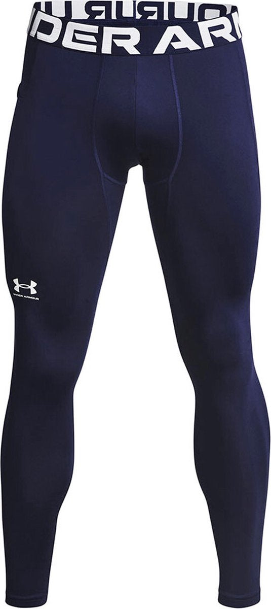 Under armour ua cg armour leggings-blu heren sportlegging - midnight navy - wit