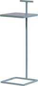 Woood toste bijzettafel - metaal - lichtblauw - 64x22x22