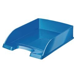 Leitz brievenvakjes wow a4 metallic blauw stapelbaar