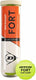 Dunlop - fort clay court - 4pet- tennisballen- yellow