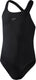 Speedo endurance+ medalist meisjes sportbadpak - kleurvast badpak meisjes - chloorbestendig zwempak meisjes - sportbadpak kids met medalist-rug - zwart - maat 152