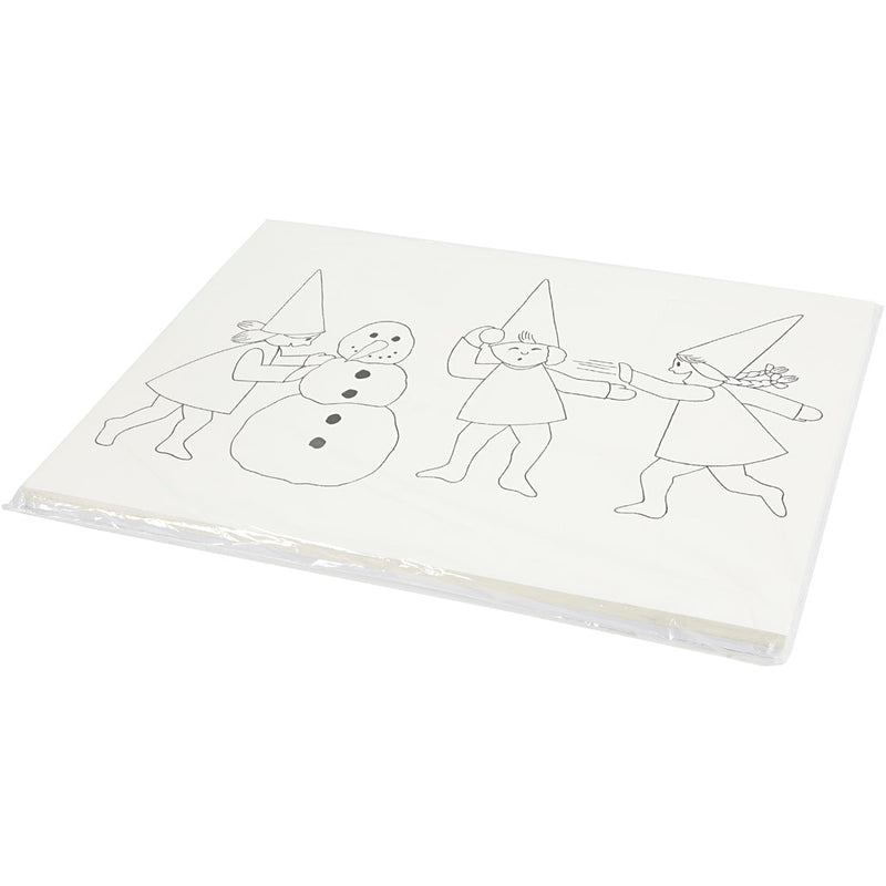 Load image into Gallery viewer, Https: www.cchobby.nl adventskalender-met-elfen-die-een-sneeuwbalgevecht-voeren-a3-afm-30x42-cm-wit-30-stuk-1-doos
