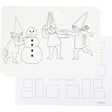 Http: www.cchobby.nl adventskalender-met-elfen-die-een-sneeuwbalgevecht-voeren-a3-afm-30x42-cm-wit-30-stuk-1-doos