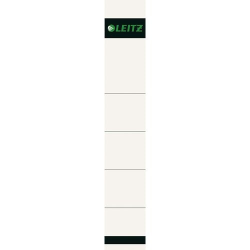 Leitz insteeketiketten 1608 karton 160g m2 32 x 191cm wit grijs dubbel bedrukt