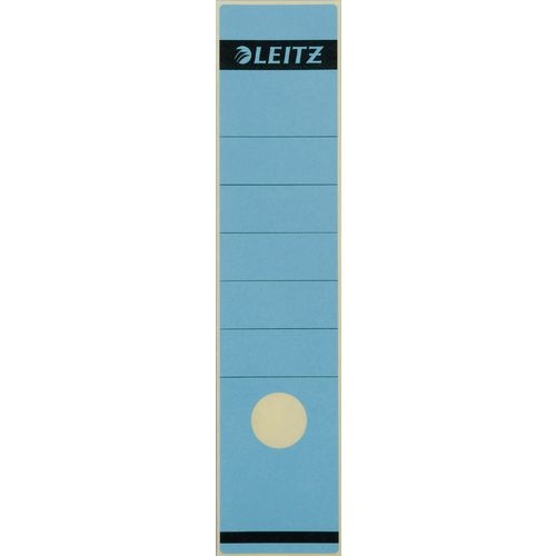 Gekleurde etiketten leitz 1640 61 x 285cm blauw zelklvend lang