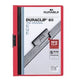 Durable klemmappen kunststof a4 22,5x31cm rood schuifklem capaciteit 6 mm