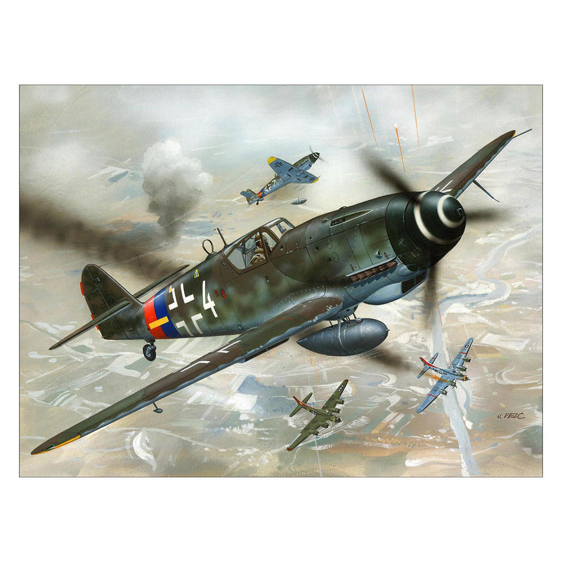 Afbeelding laden in galerijviewer, Revell modelbouwpakket militaire voertuigen - 04160 messerschmitt bf 109 g-10 plastic - 1:72 - modelbouw
