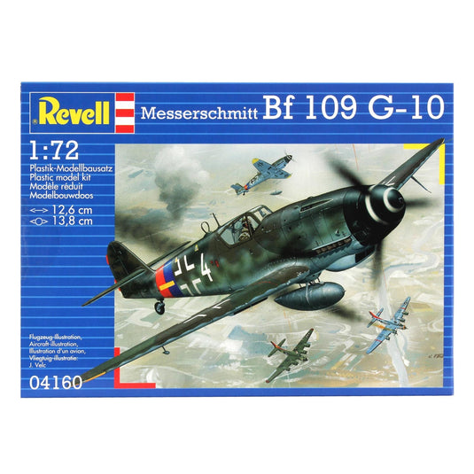 Revell modelbouwpakket militaire voertuigen - 04160 messerschmitt bf 109 g-10 plastic - 1:72 - modelbouw