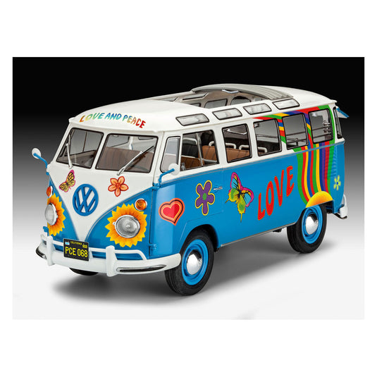 Revell volkswagen t1 samba bus flower power