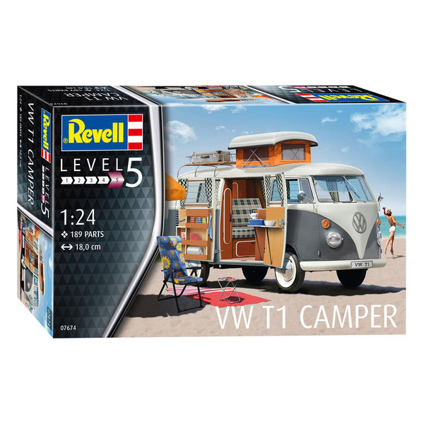 Revell vw t1 camper modelbouw